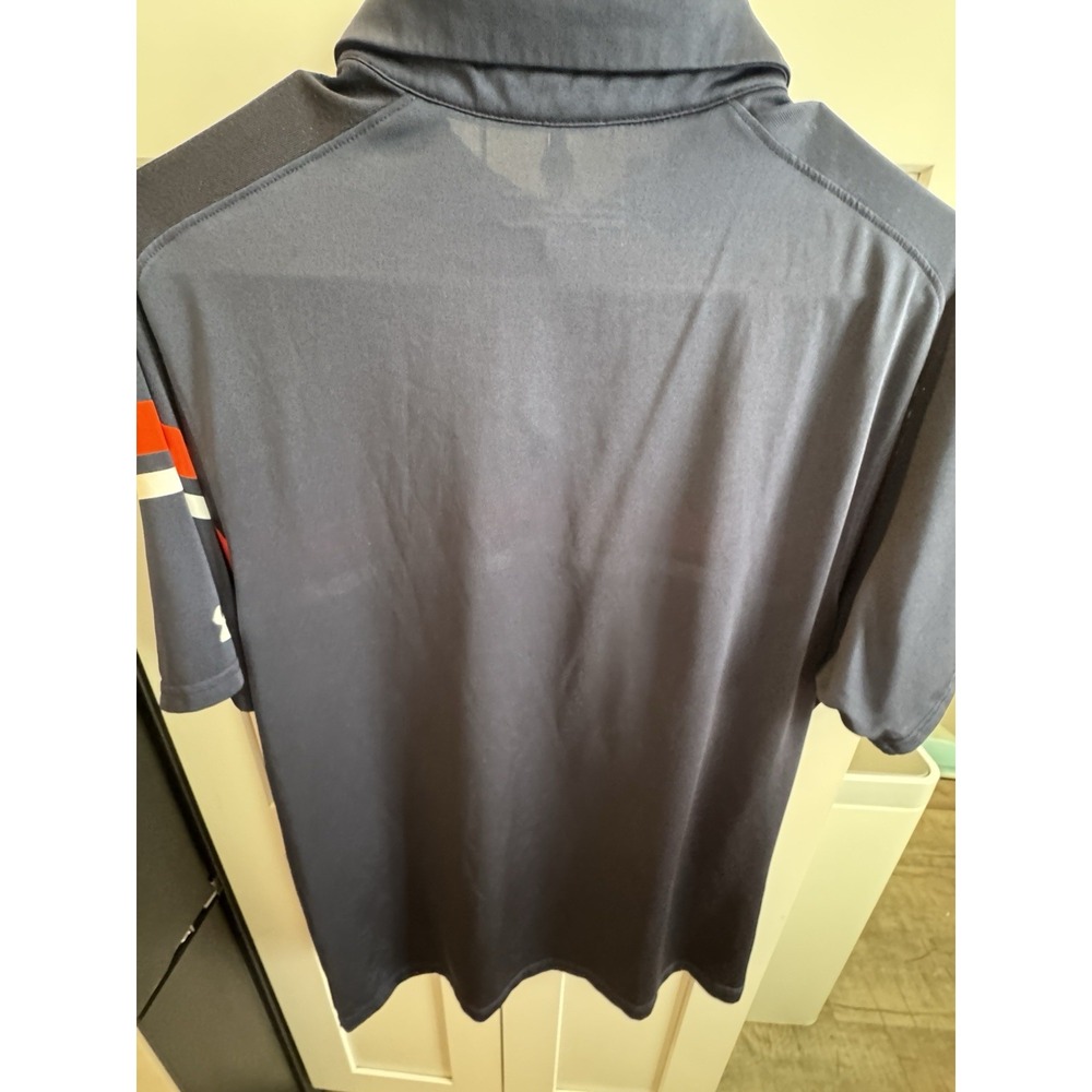 Under Armour Auburn University Tigers Polo Shirt Mens Large Blue Orange NCAA - Picture 4 of 4